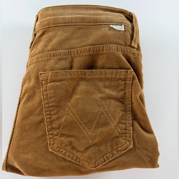 Mother Women's The Weekender Corduroy Pant Flare Leg Tabacco Size 28 NWOT - Picture 12 of 12